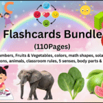 Ultimate Preschool Flashcards Bundle – Sets of Printable Learning Cards (Alphabet, Numbers, Colors, Shapes, Animals, Solar System & More)