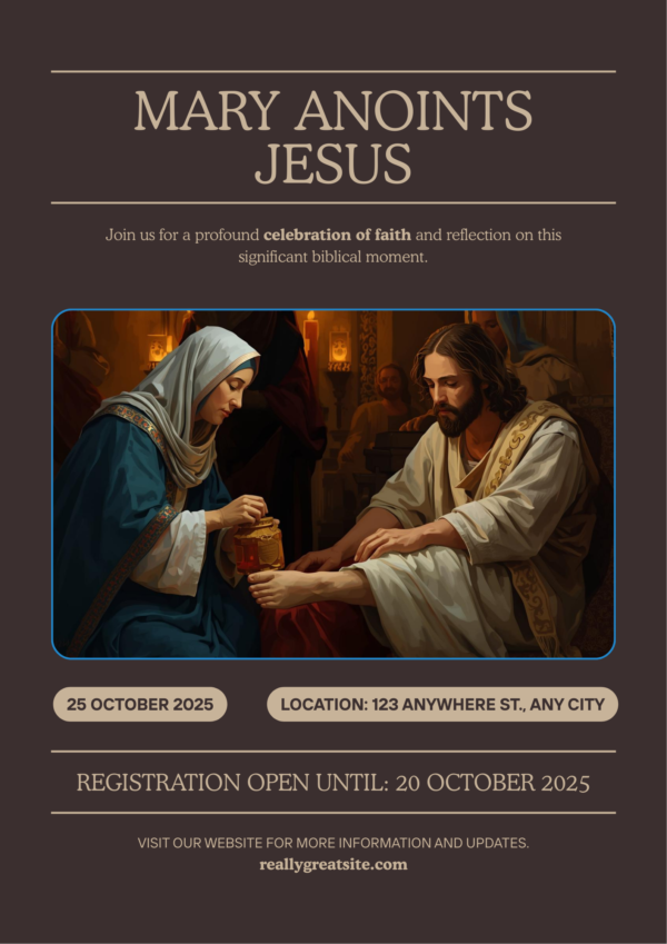 Editable Biblical Event Poster