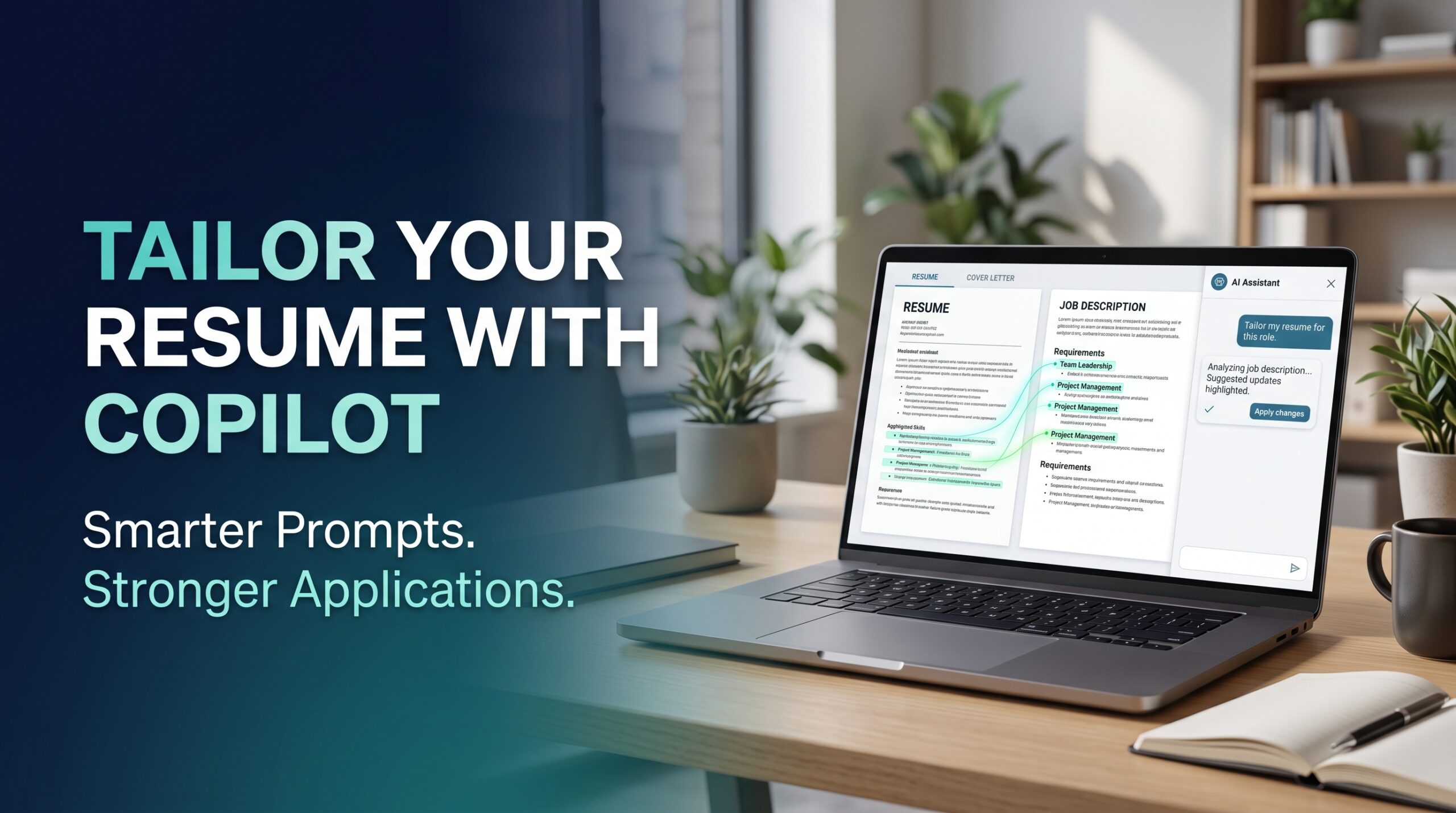 Tailor your resume with Copilot